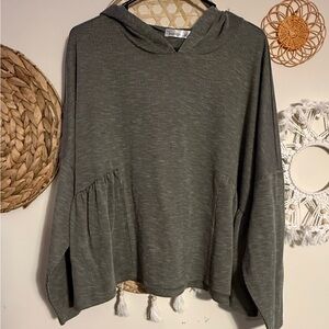 89th & Madison Charcoal Hooded Sweatshirt